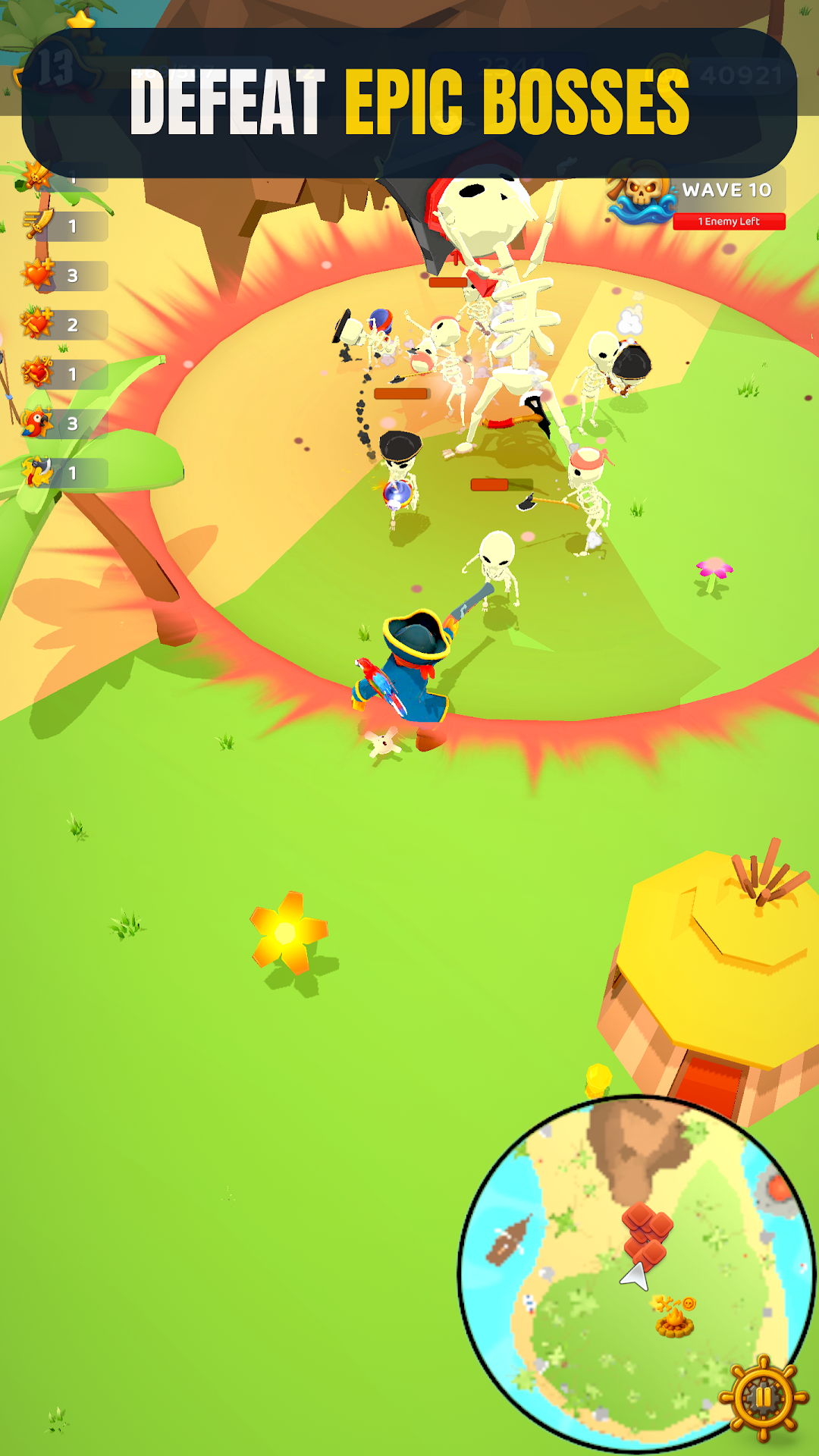 Pirate Survivors - island exploration